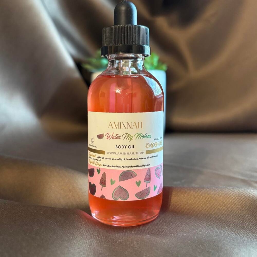 Aminnah Water My Melons Body Oil new $40 value